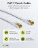 Goobay Cat 7 Netzwerkkabel RJ45, S/FTP (PiMF), 1m, weiß