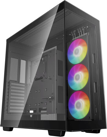 DeepCool CH780 BK, schwarz, Glasfenster