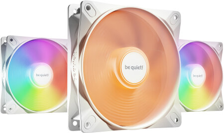 be quiet! LIGHT WINGS LX 120mm PWM high-speed White Triple-Pack