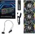 Lian Li Uni Fan SL Wireless LCD 120 ARGB Reverse Blade, schwarz, LED-Steuerung, 120mm, 3er-Pack