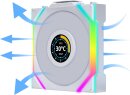 Lian Li Uni Fan SL Wireless LCD 120 ARGB Reverse Blade,...