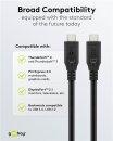 Goobay Kabel USB-C > USB-C, USB4 40Gbit/s, 240W, 1,8 m