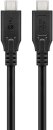 Goobay Kabel USB-C > USB-C, USB4 40Gbit/s, 100W, 1,5 m