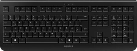 CHERRY KW 3000 Silent Wireless Keyboard, schwarz, USB, DE