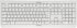 CHERRY KW 3000 Silent Wireless Keyboard, weiß, USB, DE