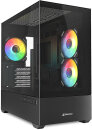 Sharkoon MK6 RGB Black, Glasfenster