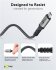 Goobay Kabel USB-C > USB-C Textil grau, USB4 40Gbit/s, 240W, 0,5 m