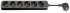 Goobay Steckdosenleiste 6-fach, 3m, schwarz