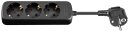 Goobay Steckdosenleiste 3-fach, 1.5m, schwarz