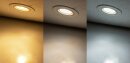 LED-Einbauleuchte "Flat-36 CCT" 5W, 3000/4000/6500K, schwenkbar