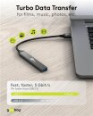 Goobay Slim 4-Port USB-Hub, USB-A > USB-A, USB 3.2