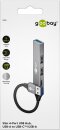 Goobay Slim 4-Port USB-Hub, USB-A > USB-C/USB-A, USB 3.2