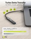 Goobay Slim 4-Port USB-Hub, USB-C > USB-C/USB-A, USB 3.2