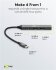 Goobay Slim 4-Port USB-Hub, USB-C > USB-C/USB-A, USB 3.2