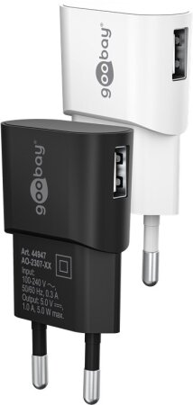Goobay Ladeadapter 230V > USB-A 5W weiß
