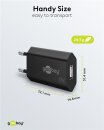Goobay Ladeadapter 230V > USB-A 5W schwarz