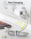 Goobay Ladeadapter 230V > 2x USB-A 12W weiß