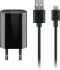 Goobay Micro-USB Ladeset 5W, schwarz