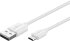 Goobay Micro-USB Dual-Ladeset 12W, weiß