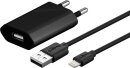 Goobay Apple Lightning Ladeset 5W, schwarz