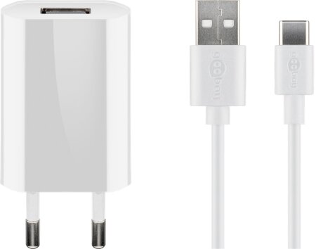 Goobay USB-C Ladeset 5W, weiß