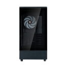 Zalman P10, schwarz, Glasfenster