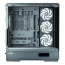 Zalman P50 DS schwarz, Glasfenster