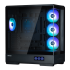 Zalman P50 DS schwarz, Glasfenster