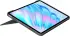Logitech Combo Touch, KeyboardDock für Apple iPad Air 11" (M2) 2024, grau, DE