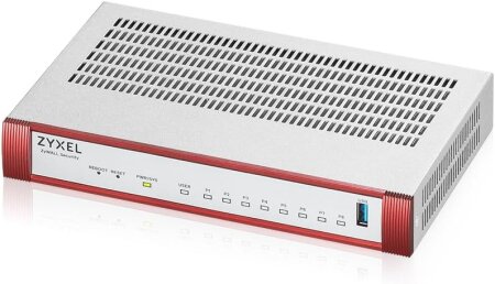 ZYXEL ZyWALL USG FLEX 100HP VPN/UTM/Firewall gebündelt mit 1 Jahr Sicherheitslizenz