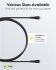 Goobay Kabel USB-C > USB-C Textil schwarz, 3m