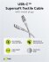 Goobay Kabel USB-C > USB-C Textil weiß, 1m