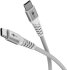 Goobay Kabel USB-C > USB-C Textil weiß, 3m