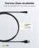 Goobay Kabel USB-C > USB-A Textil schwarz, 0.5m