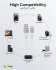 Goobay Kabel USB-C > USB-A Textil weiß, 0.5m