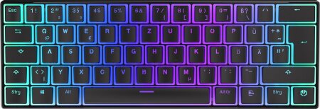 ENDORFY Thock Compact Wireless Pudding, PBT, LEDs RGB, hot-swap, Kailh Box RED, USB/Bluetooth, DE