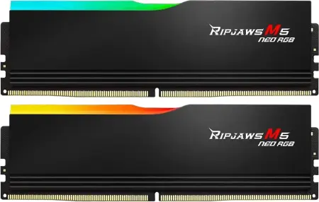 DDR5-6000 64GB G.Skill Ripjaws M5 Neo RGB schwarz DIMM Kit (2x32GB)