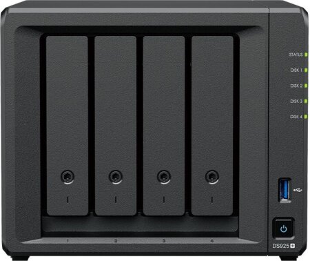 Synology DiskStation DS925+, 4GB RAM, 2x 2.5GBase-T