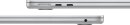 Apple MacBook Air 13", silber, M4 - 10 Core CPU / 10 Core GPU, 16GB RAM, 512GB SSD, DE [2025]