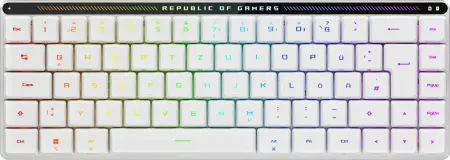 ASUS ROG Falchion RX Low Profile, weiß/silber, ROG RX RED Low-Profile, USB/Bluetooth, DE