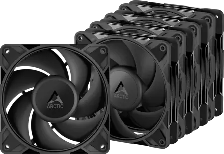 ARCTIC P12 Pro PST, schwarz, 120mm, 5er-Pack
