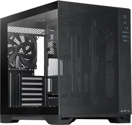 Chieftec Visio Air, schwarz, Glasfenster