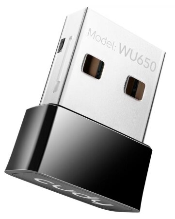 Cudy AC650 WLAN-Adapter, 2.4GHz/5GHz WLAN, USB