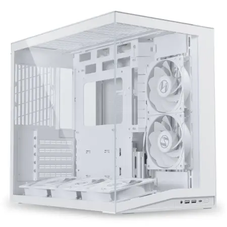 Lian Li O11 Dynamic Mini V2 Flow, weiß, Glasfenster