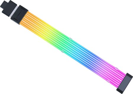 Lian Li Strimer Wireless 16-8, 12V-2x6 PCIe Verlängerungskabel, 8 Lichtleiter, RGB beleuchtet