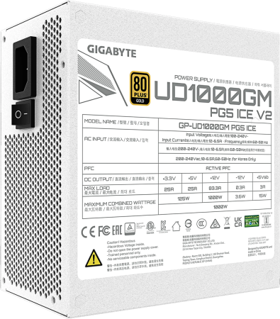 GIGABYTE UD1000GM PG5 V2 ICE 1000W