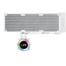 Lian Li HydroShift II LCD-C 360N Fanless, weiß