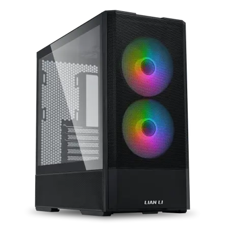 Lian Li LANCOOL 207, schwarz, Glasfenster