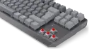 ENDORFY Thock V2 TKL, PBT, grau, LEDs RGB, hot-swap, Endorfy RED, USB, DE