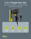 Goobay 2in1 Elektrotacker-Set kabelgebunden